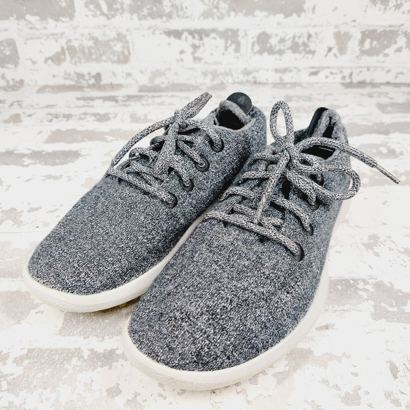 Allbirds Gray Wool Lace Up Comfort Running Walking Athletic Sneakers D824 - Picture 2 of 11